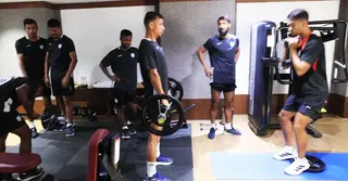 নেপালে টিম হোটেলে বাংলাদেশ ফুটবল দল, শেষ করেছে জিম সেশন